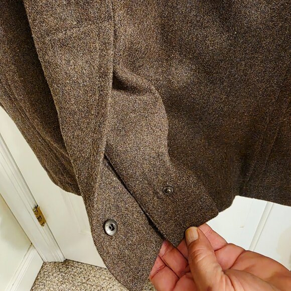Michael Michael Kors Men’s Wool Blend Peacoat – Brown, Size L - Picture 4 of 9